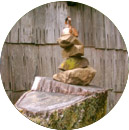 Пирамида с камней  